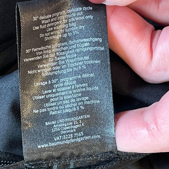 Baum Und Pferdgarten Black Stirrup Pants Front Seams XS - Picture 7 of 7